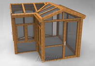 Adição exterior favorável ao meio ambiente do Sunroom da casa pré-fabricada das salas de vidro exteriores do pátio fornecedor