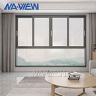 Corrediça horizontal de vidro de alumínio Windows de Guangdong NAVIEW para casas fornecedor