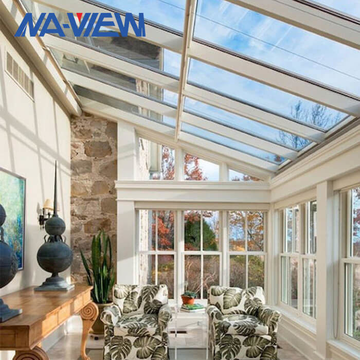 4 estações escolhem o Sunroom do telhado da inclinação toda a adição de vidro dos cercos do Sunroom fornecedor