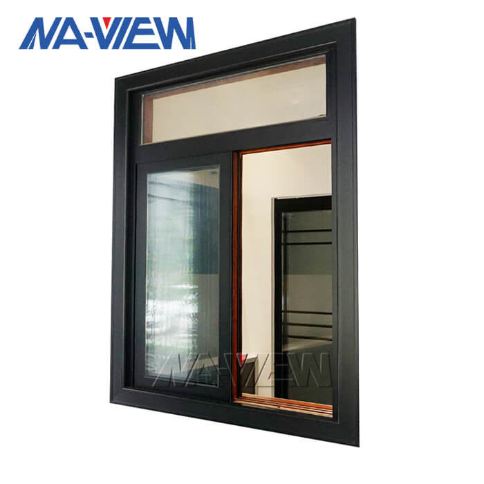 Da ruptura térmica residencial do preço de Guangdong NAVIEW janela de deslizamento de alumínio de vidro baixa-e com tela fornecedor