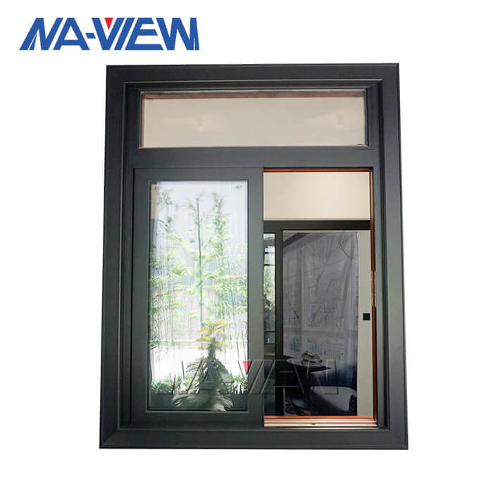 O dobro da oferta especial de Guangdong NAVIEW vitrificou a janela de deslizamento da liga de alumínio de Windows fornecedor