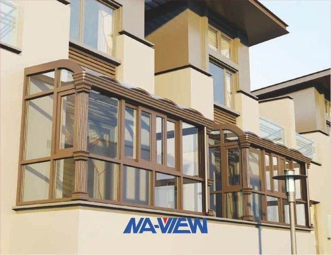 Adição exterior favorável ao meio ambiente do Sunroom da casa pré-fabricada das salas de vidro exteriores do pátio 0
