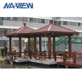 China Miradouro residencial do jardim do miradouro do pátio do telhado do metal do revestimento de PVDF com lados fábrica