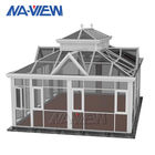 Anunciou o Sunroom exterior do teto de catedral do Sunroom moderno do telhado de frontão fornecedor