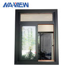 O único espaço livre de Guangdong NAVIEW moderou a janela de deslizamento de alumínio da cor preta de alumínio de vidro do quadro fornecedor